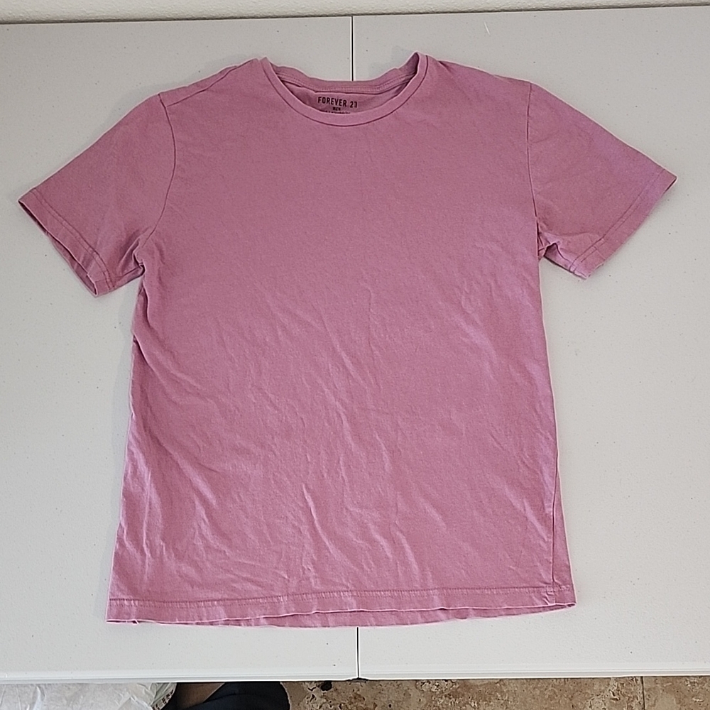 Forever 21 Dusty Rose Short Sleeve Tee